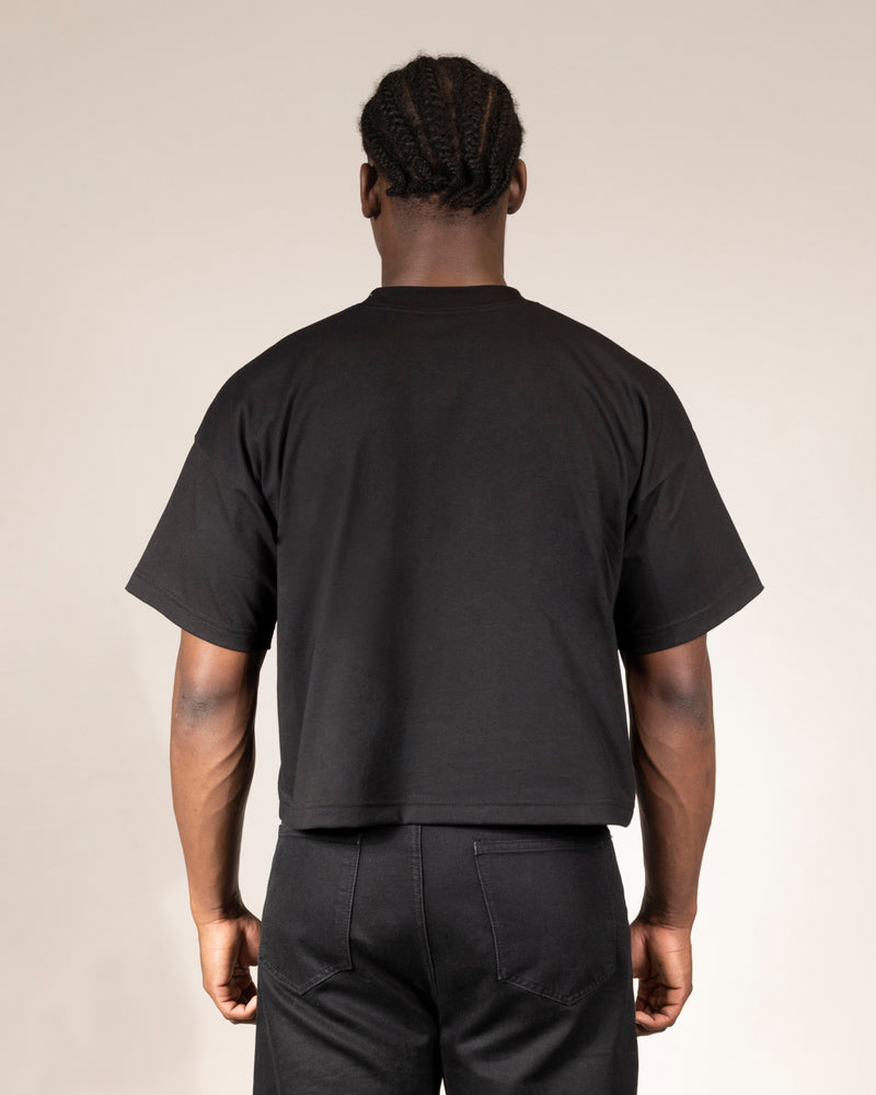CROPPED FIT BLACK