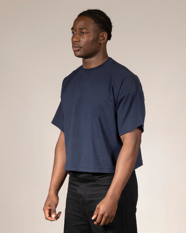CROPPED FIT NAVY
