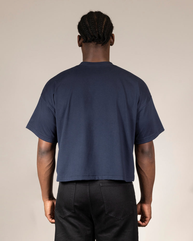 CROPPED FIT NAVY