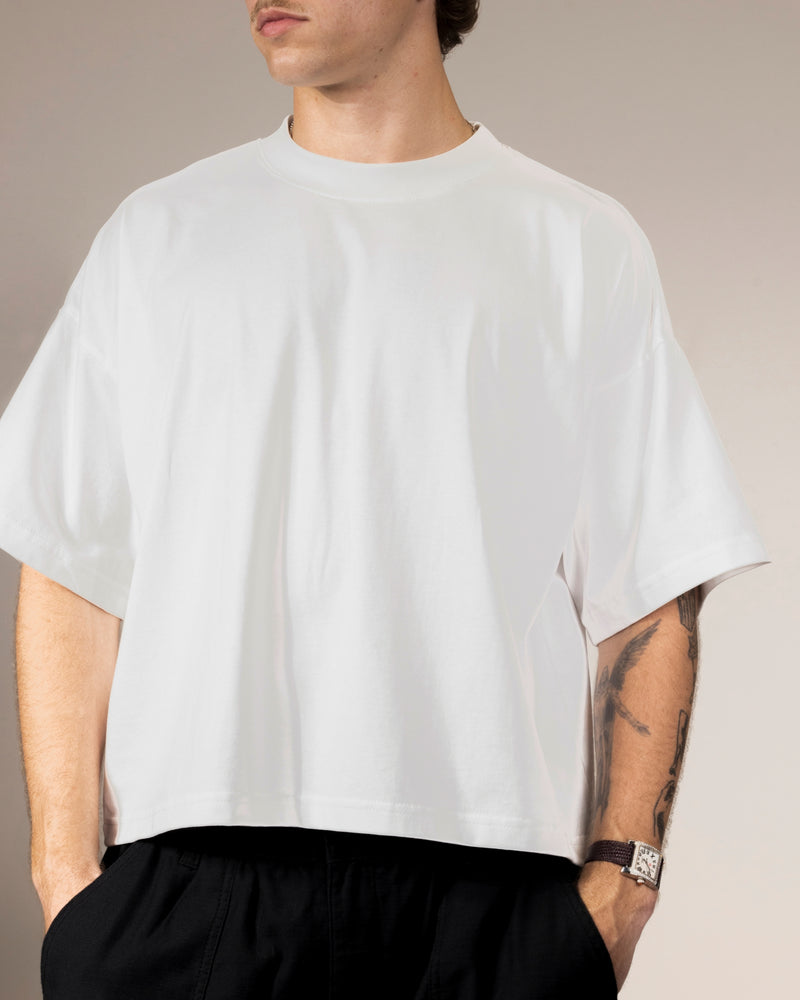 CROPPED FIT WHITE