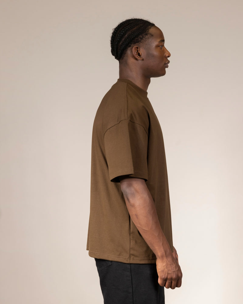 OVERSIZED FIT BROWN